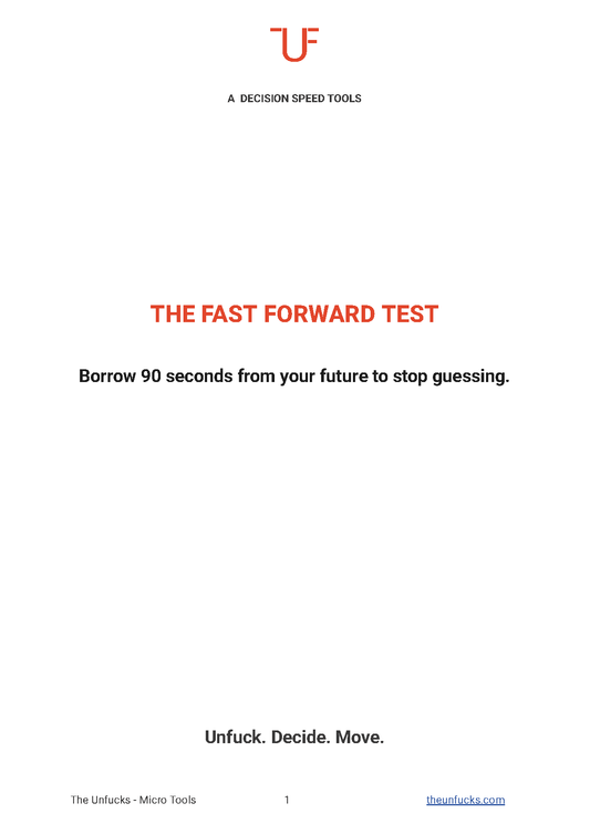 The Fast Forward Test