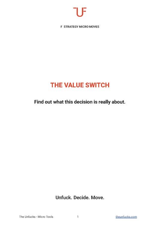 The Value Switch