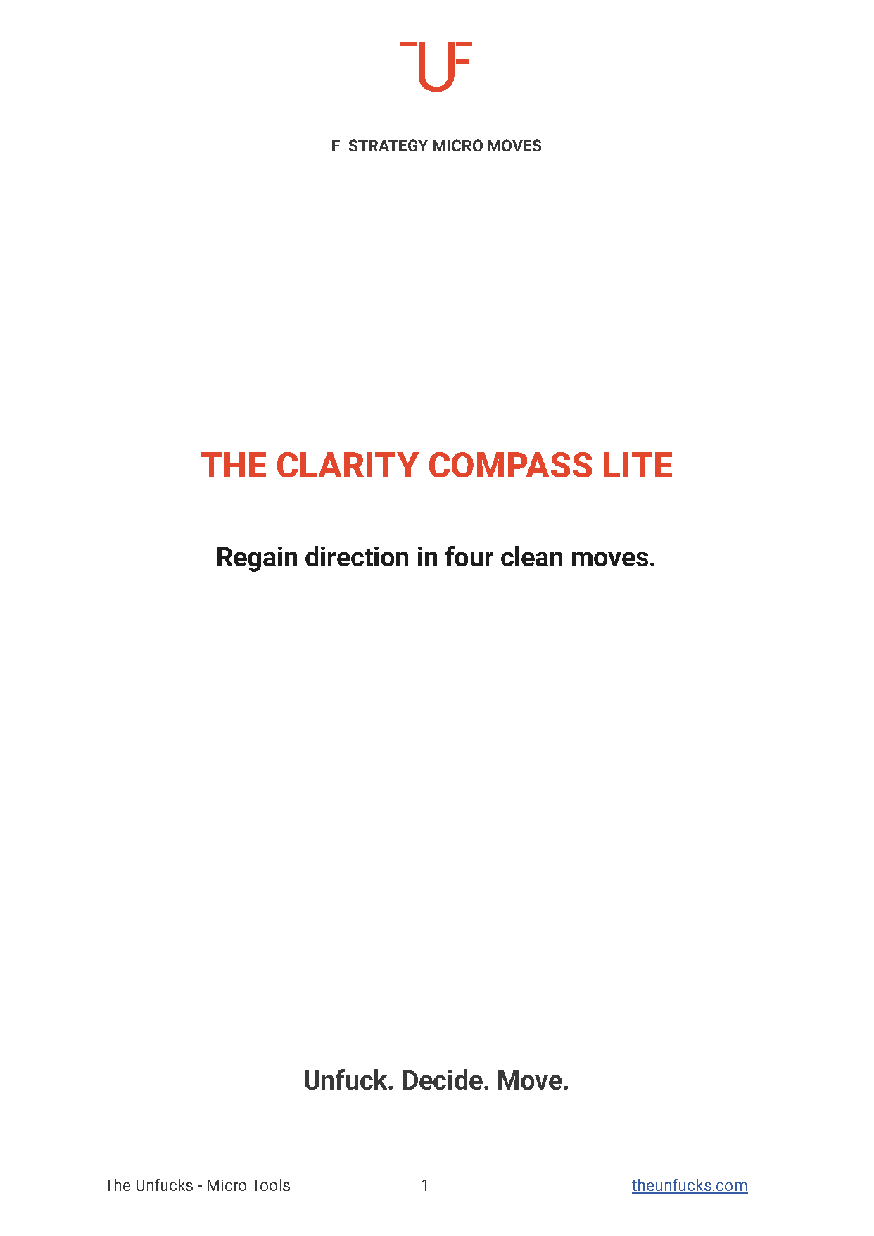 The Clarity Compass Lite