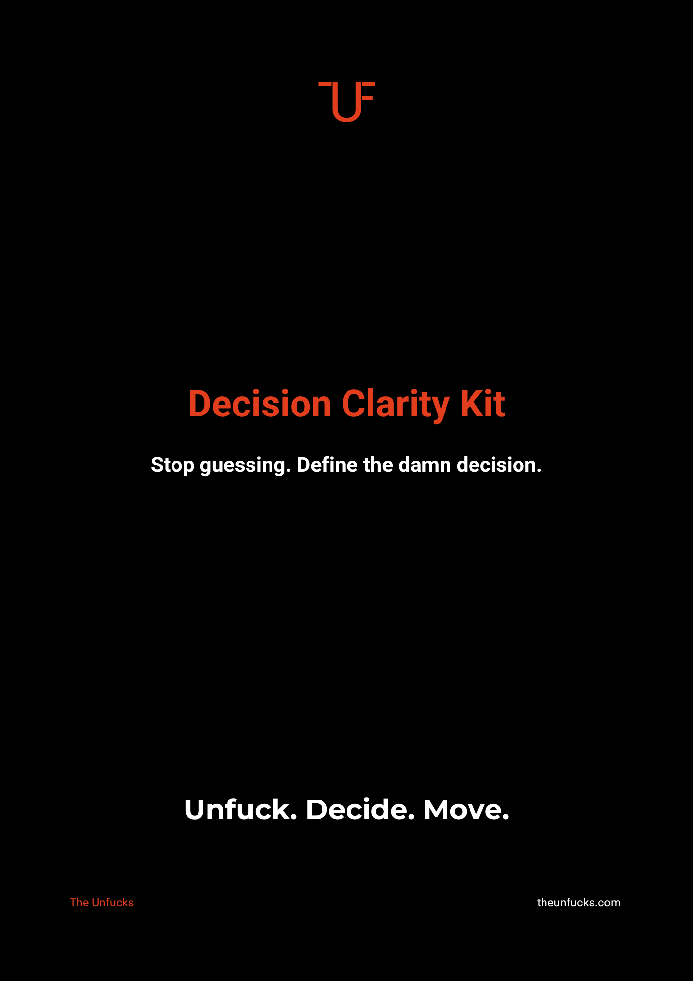 Decision Clarity Kit